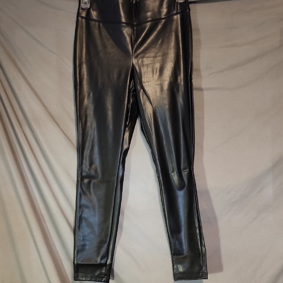 INC International Concepts Pants - INC International Concepts Black Faux Leather Pants